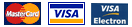 Aceptamos todas la tarjetas de credito y debito MasterCard, VISA y VISA ELECTRON